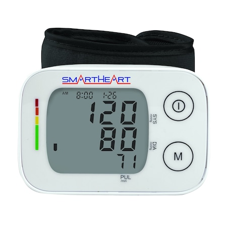 Automatic Wrist Digital Blood Pressure Monitor (2-Person Memory, 60 Ea.)